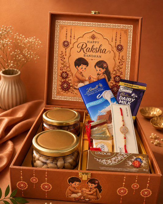 Ivory Bhai Bhen Rakhi Hamper