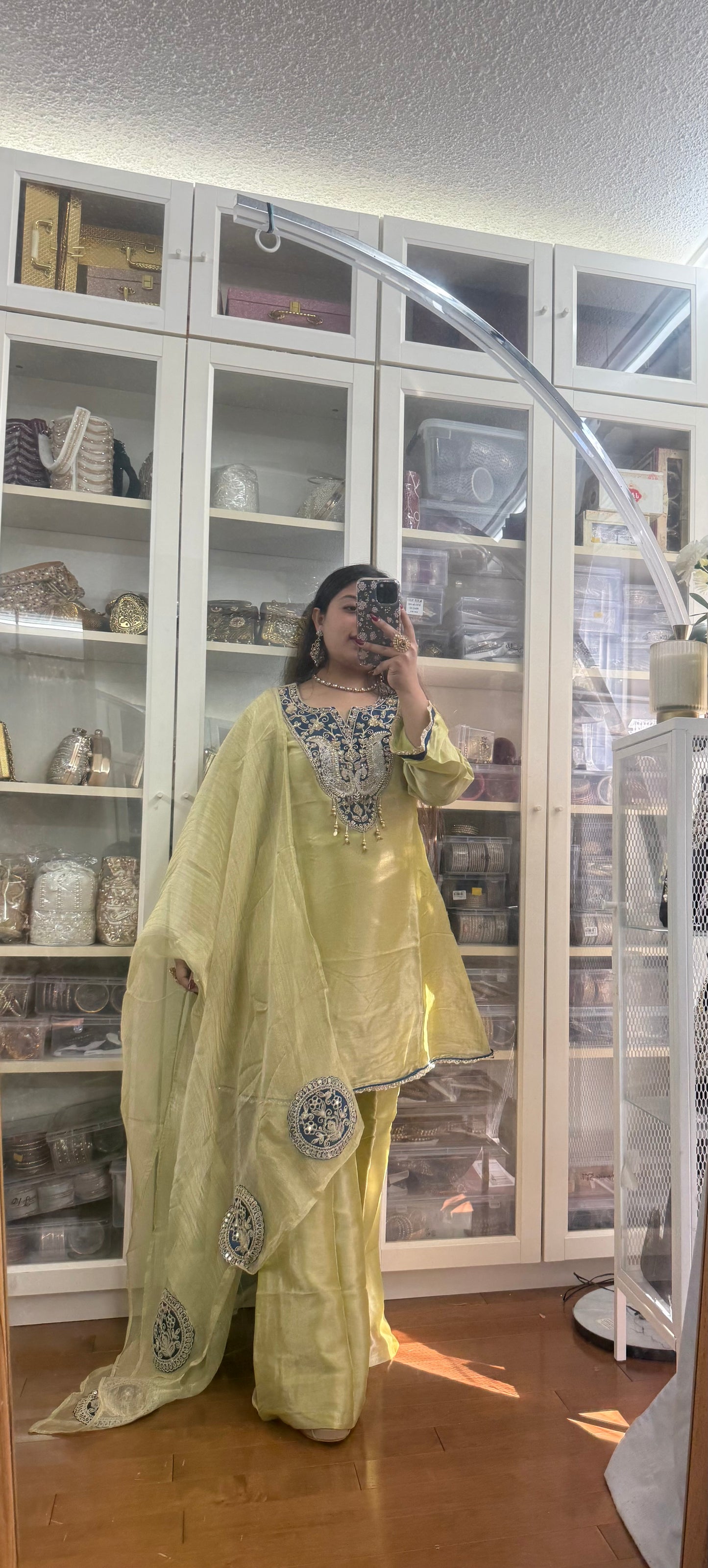 Nayab- Aline shirt with Bell Bottom style pants