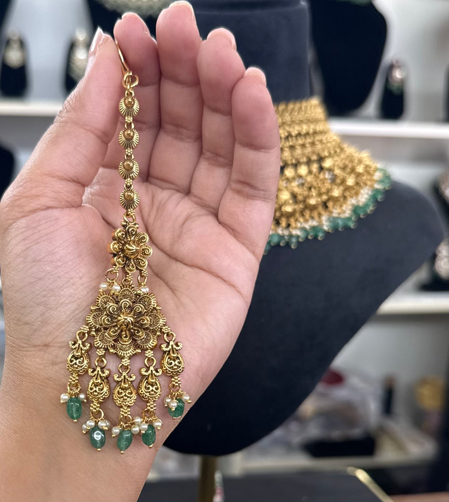 Inayat Gold Plated Bridal Jewelry Set