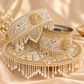 Royal Karwachauth Thali set- Ivory