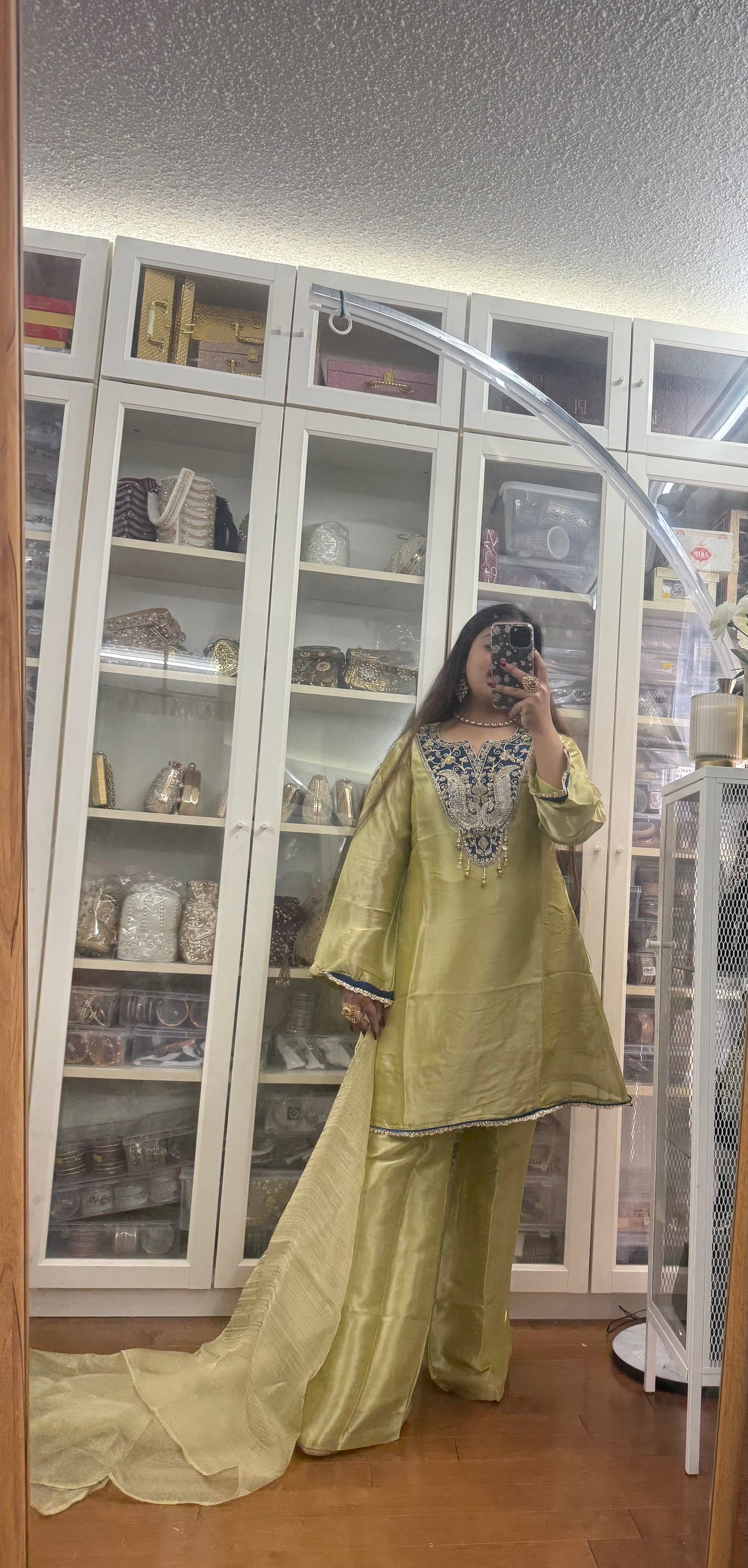 Nayab- Aline shirt with Bell Bottom style pants