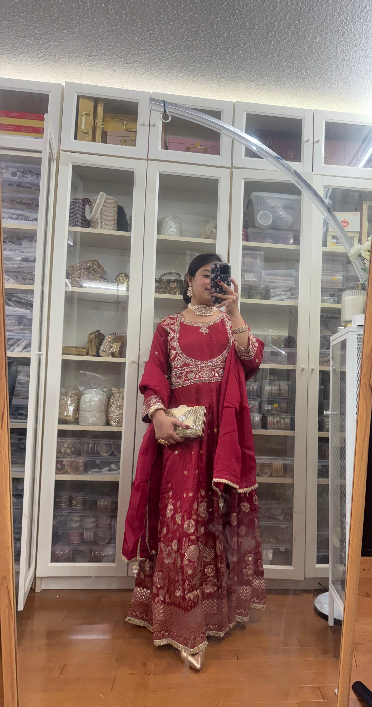 Mastani – Maroon Embroidered Anarkali