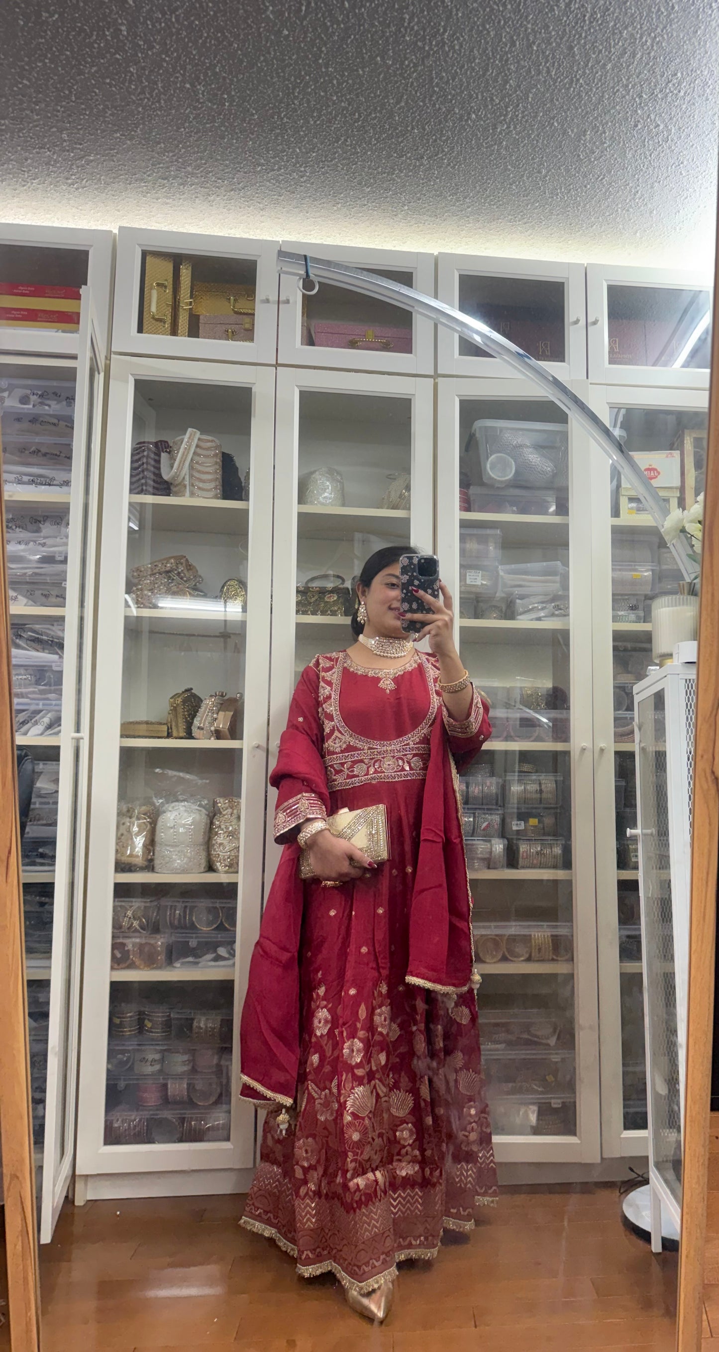 Mastani – Maroon Embroidered Anarkali