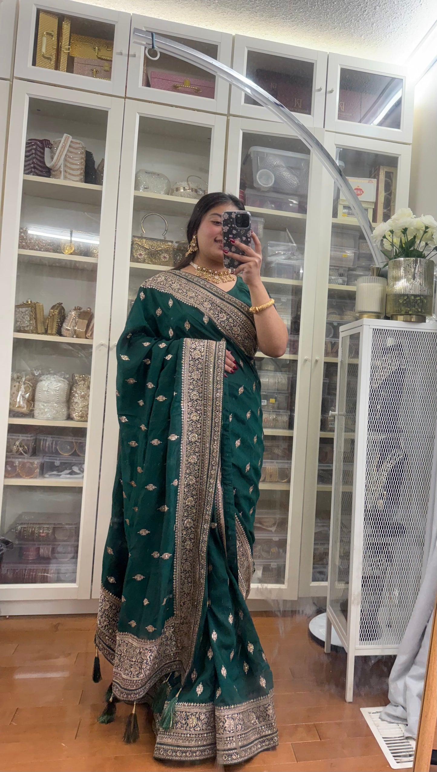 Maya- Emerald Royal Saree