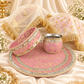 Dusty Pink Karwachauth Thali set
