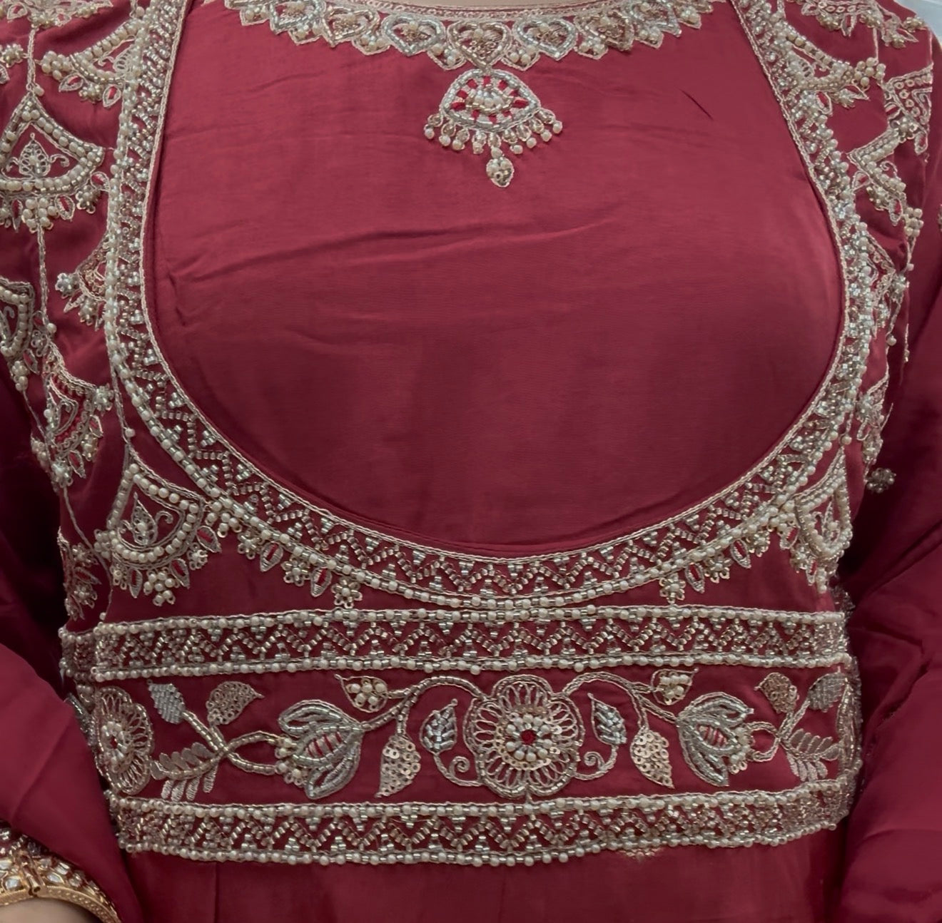Mastani – Maroon Embroidered Anarkali