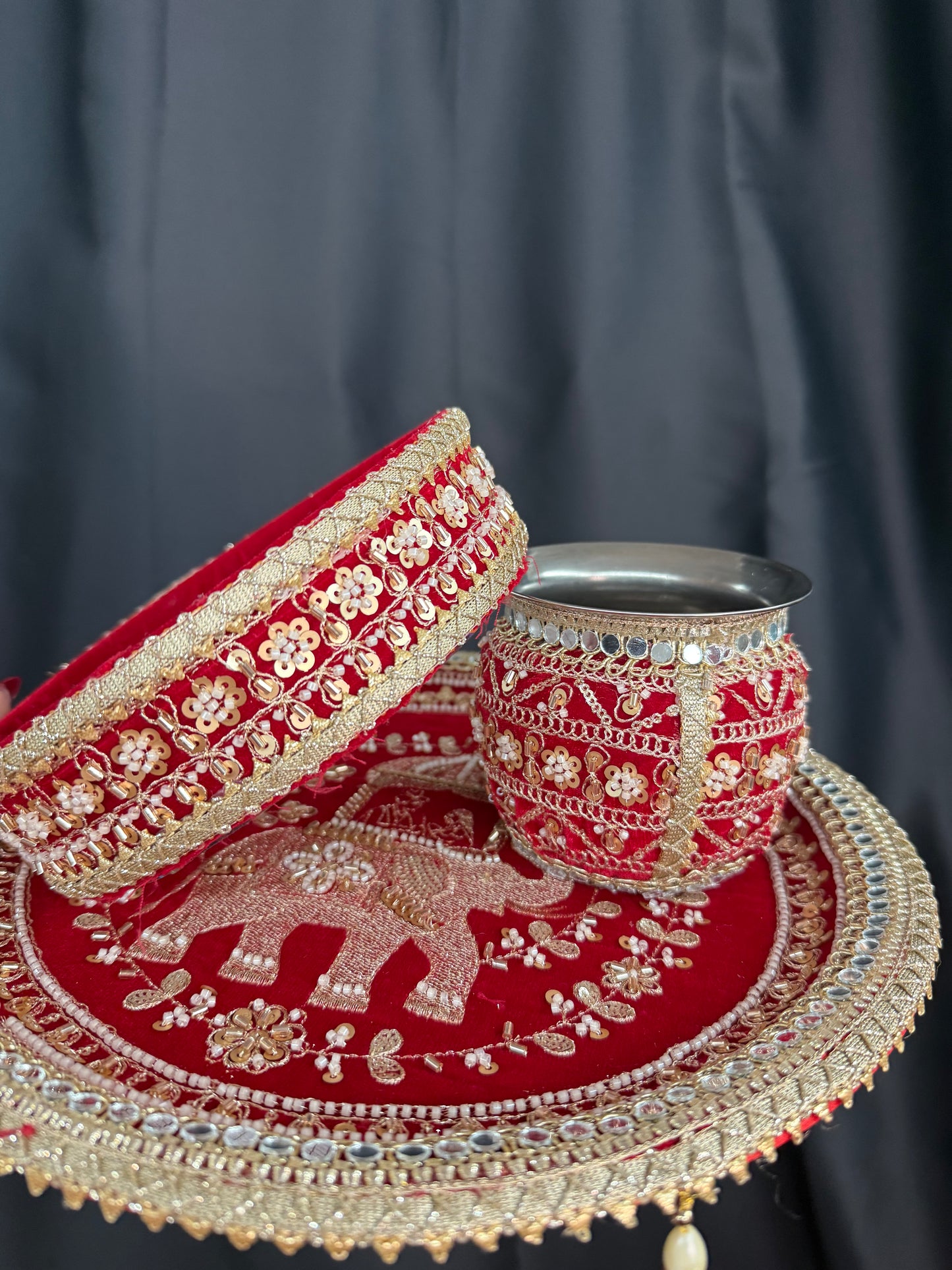Royal Gajraj KarwaChauth Thali Set