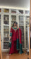Bebo- Mahroon Handwork suit/Bell Bottom Style