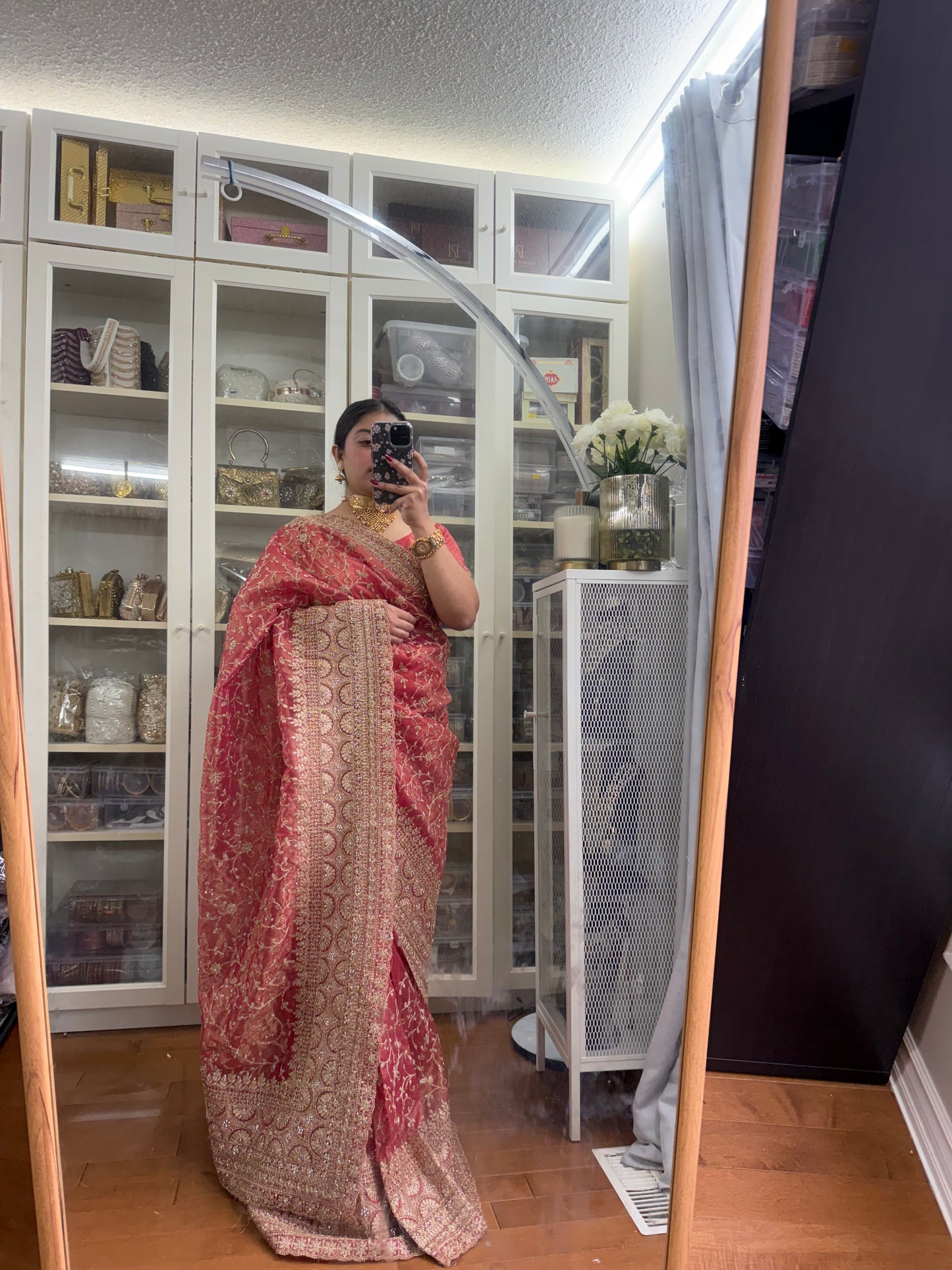 Mastani- Saree Rosewood Pink