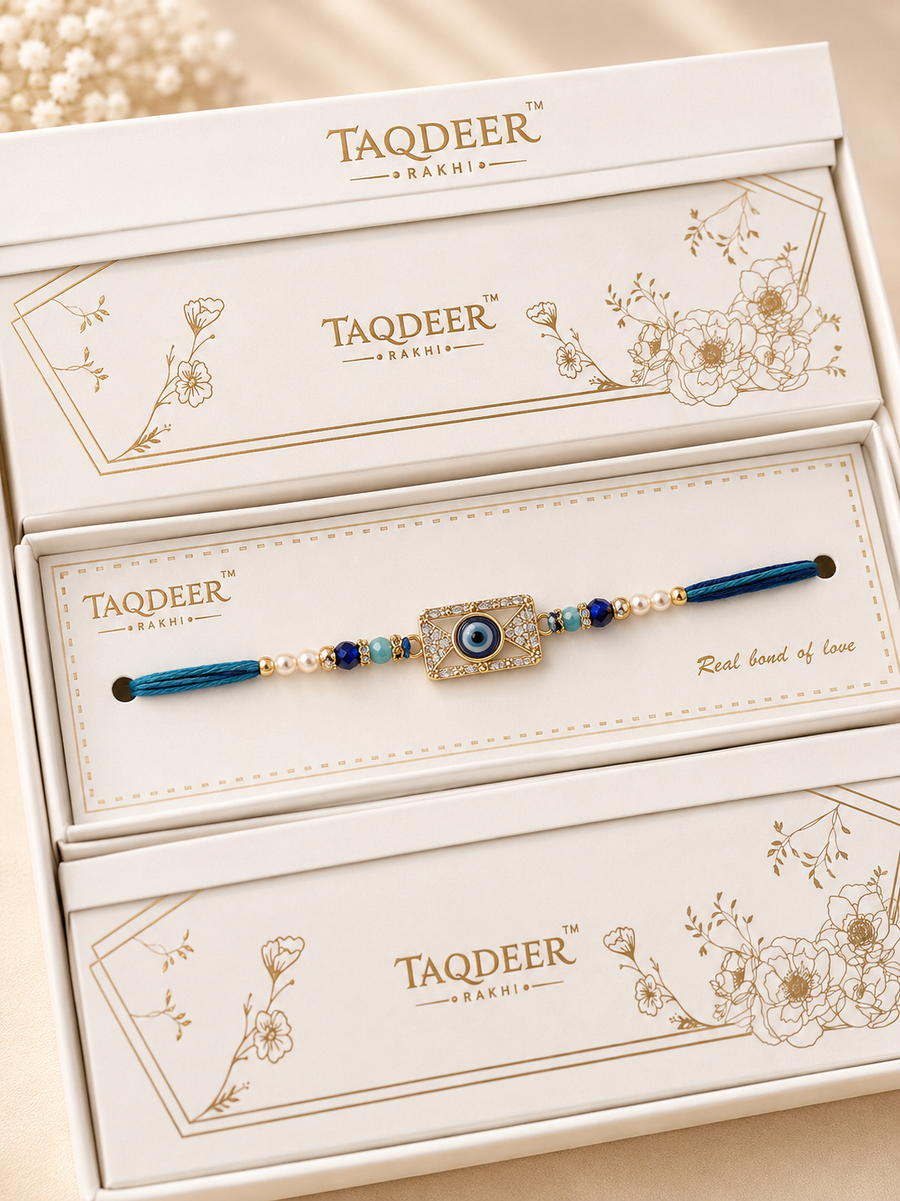 Evil Eye Rakhi – Rectangular