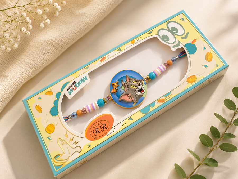 Tom & Jerry Kids Magnetic Rakhi