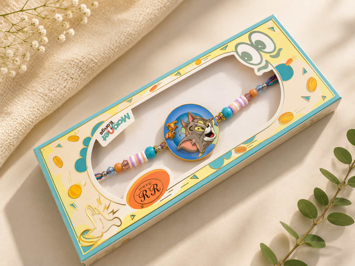 Tom & Jerry Kids Magnetic Rakhi