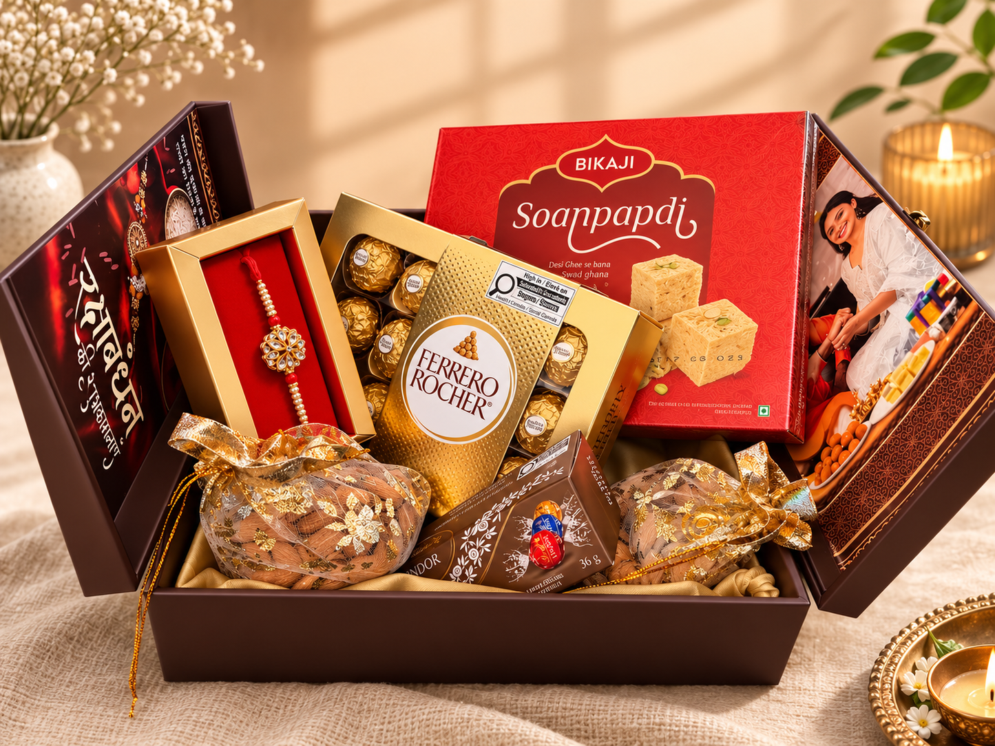 Precious Rakhi Hamper Box