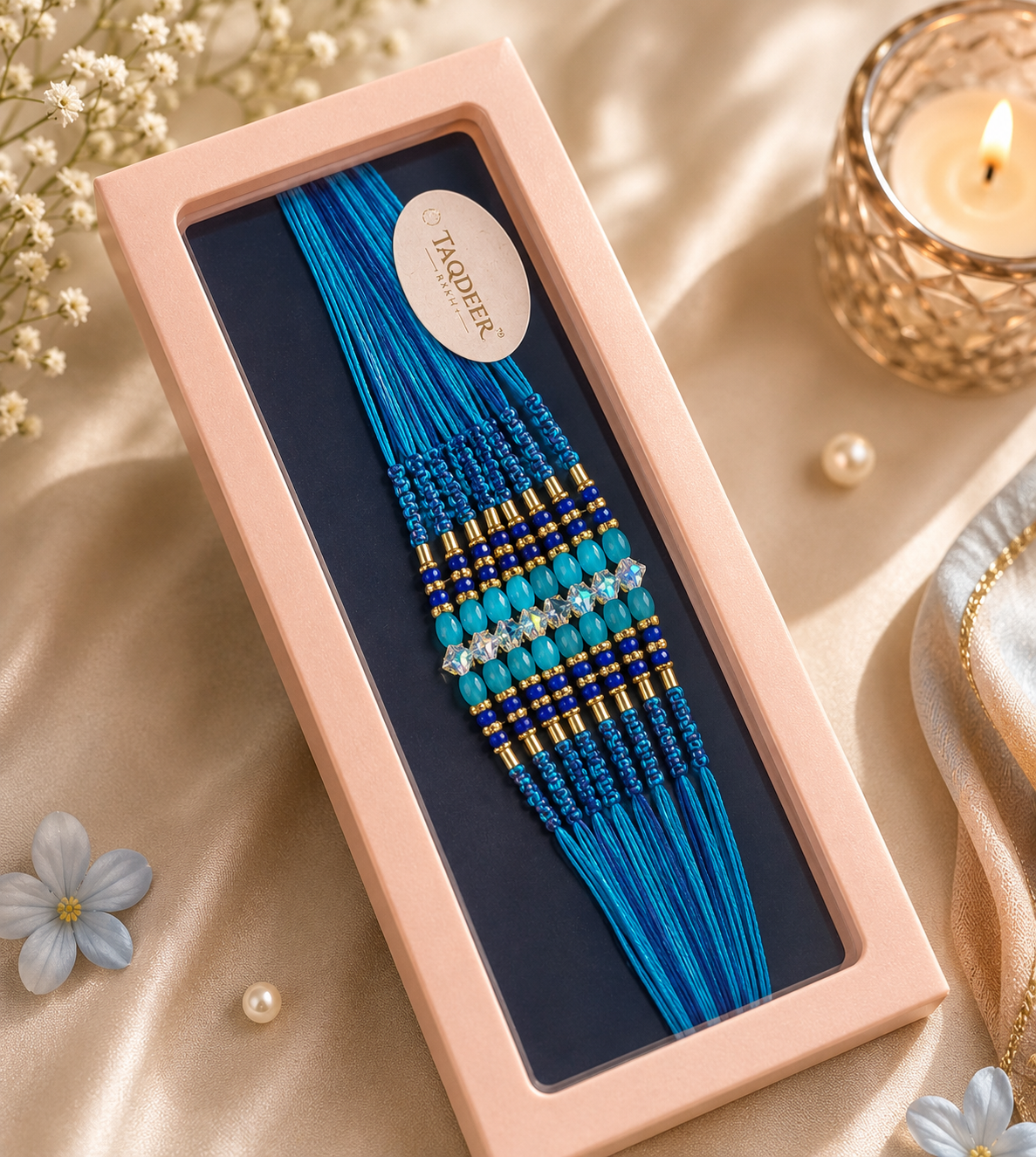 Blue Diamond Rakhi Dhaga