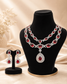 Premium Double Layered American Diamond Necklace