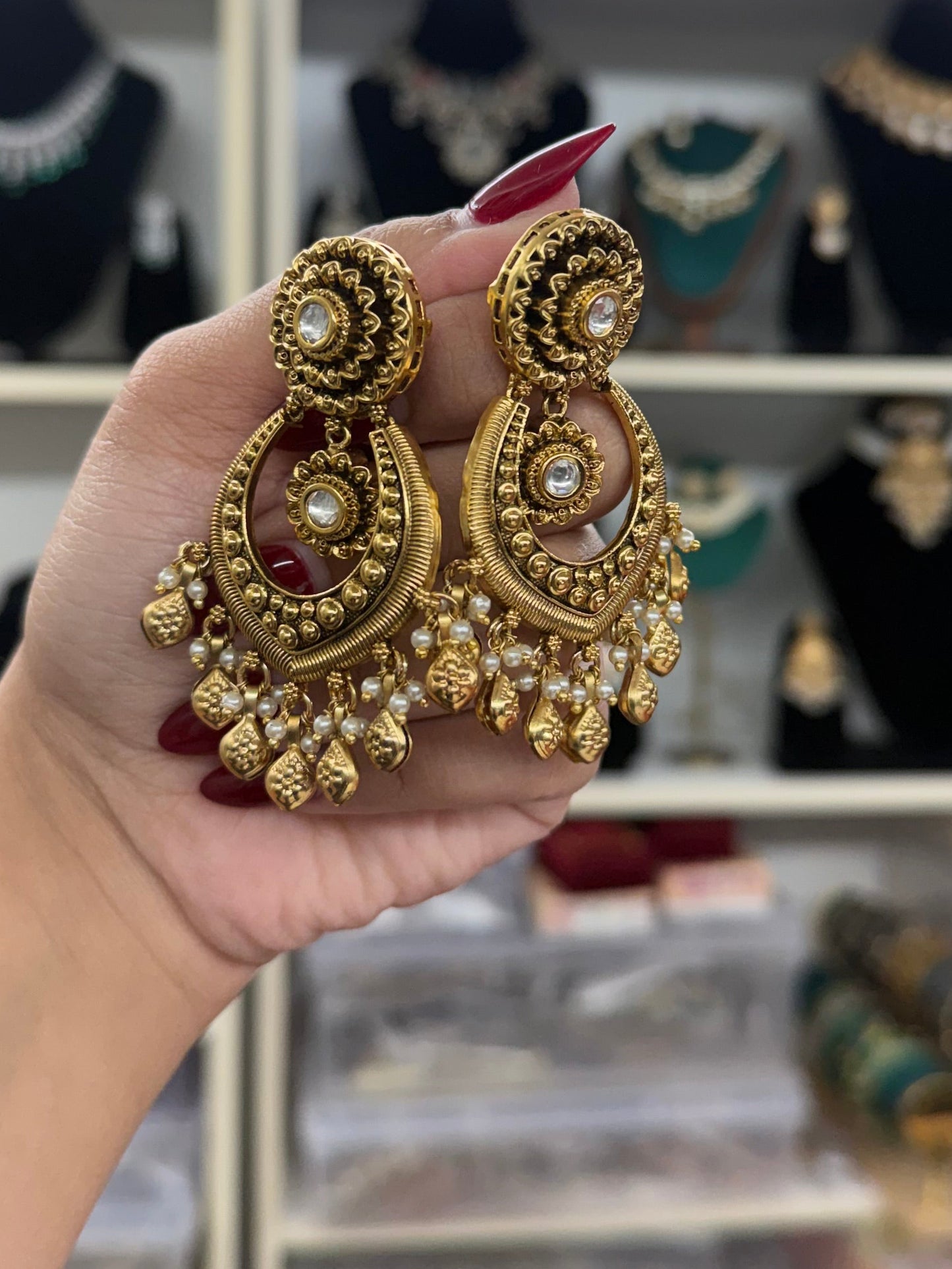 Arpan- Gold plated earrings