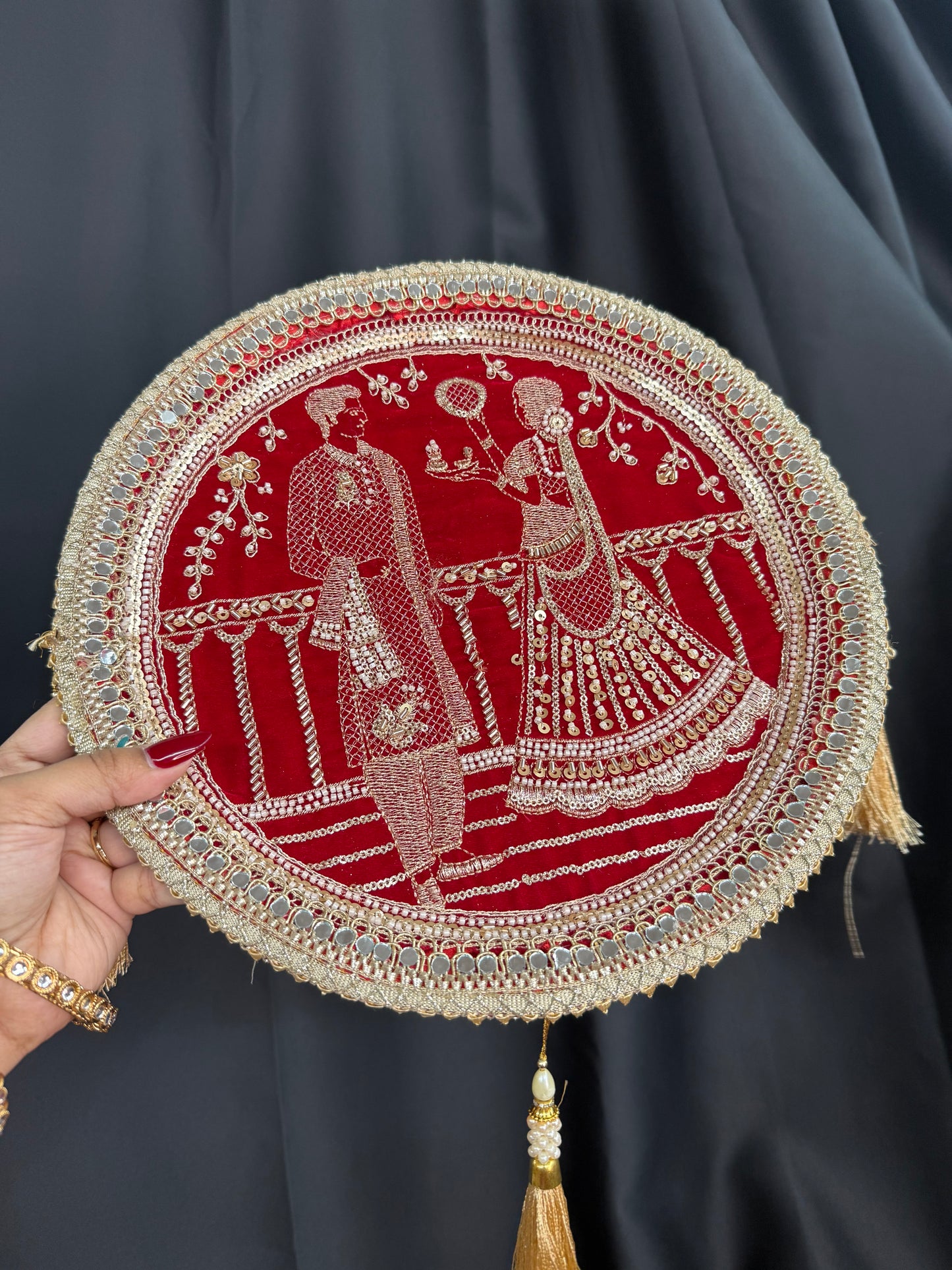 Dulha Dulhan Karwachauth Thali Set