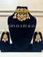 Baby Pink gold plated choker set