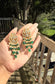 Huma Pachi Kundan Earrings - Emerald