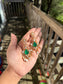 Aarzu Moissanite Earrings - Emerald