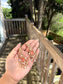 Aarzu Moissanite Earrings - Peach