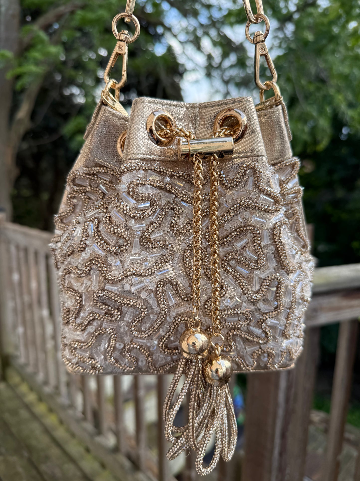 Crystal Veil Potli Bag