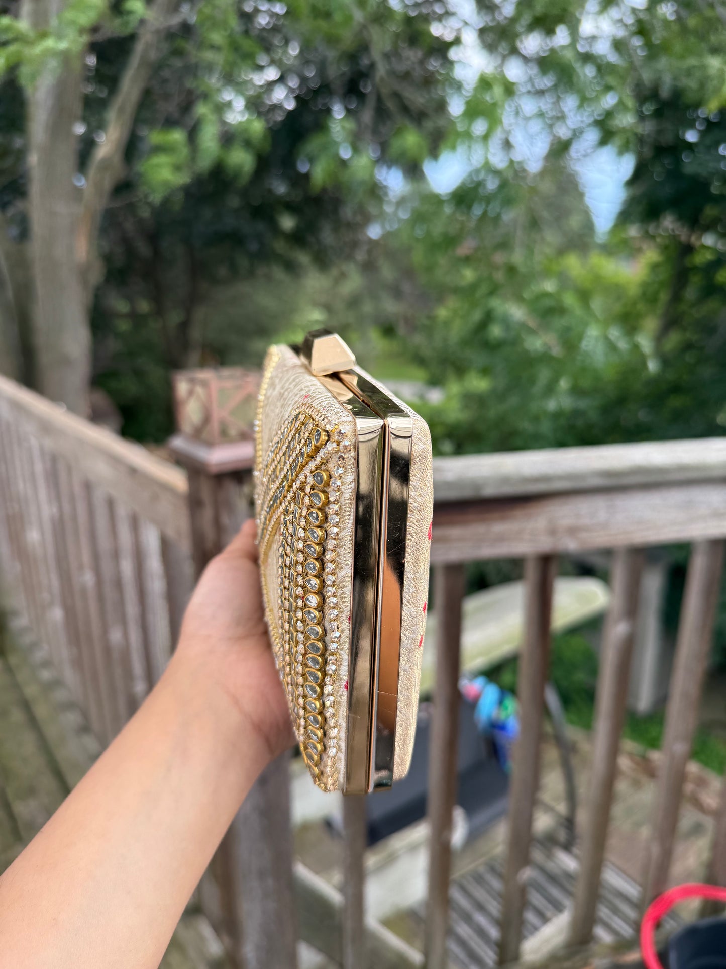 Banarasi Kundan Clutch