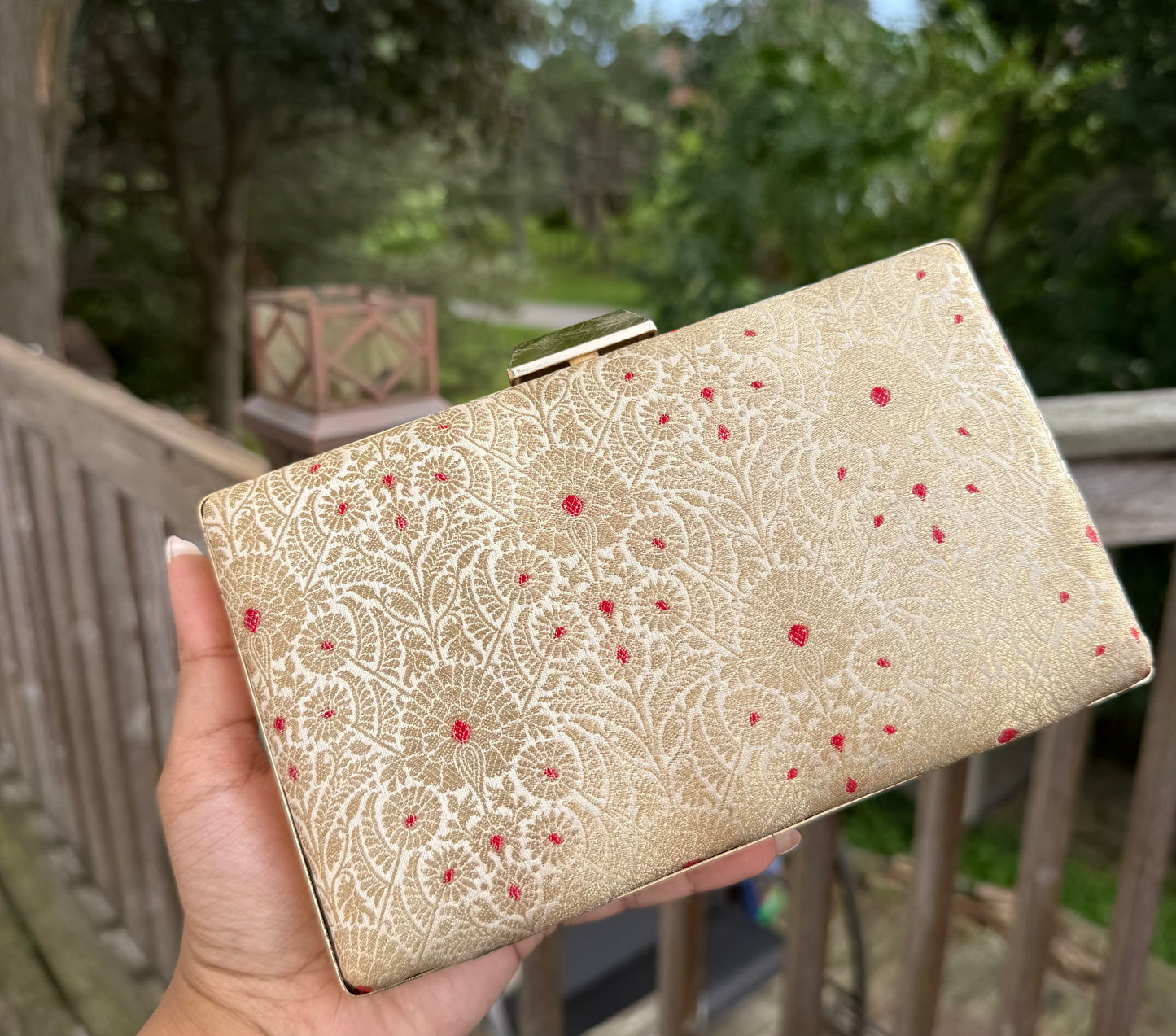 Banarasi Kundan Clutch