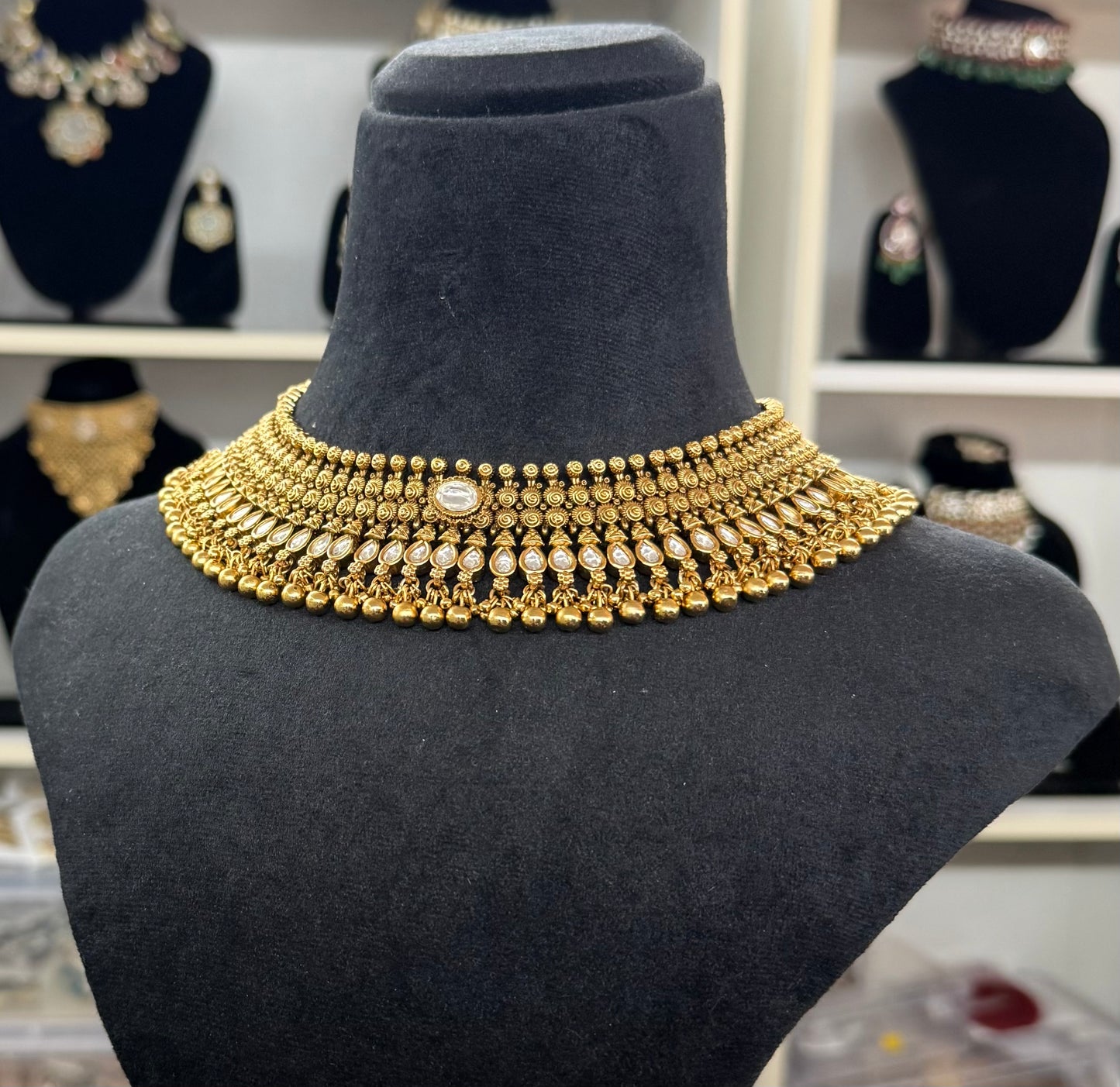 Seerat Gold Plated Jewelry Set