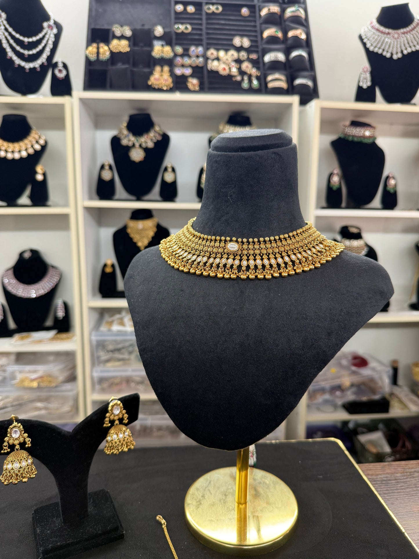 Seerat Gold Plated Jewelry Set