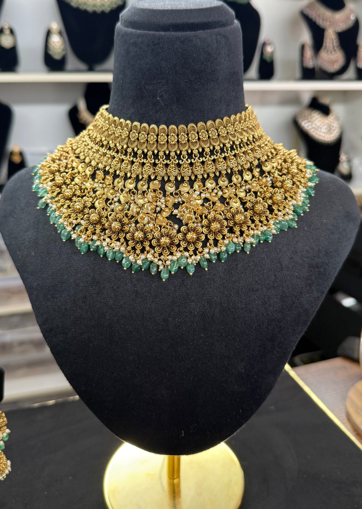 Inayat Gold Plated Bridal Jewelry Set