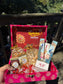 Sohna Veer Hot Pink Velvet Rakhi Hamper