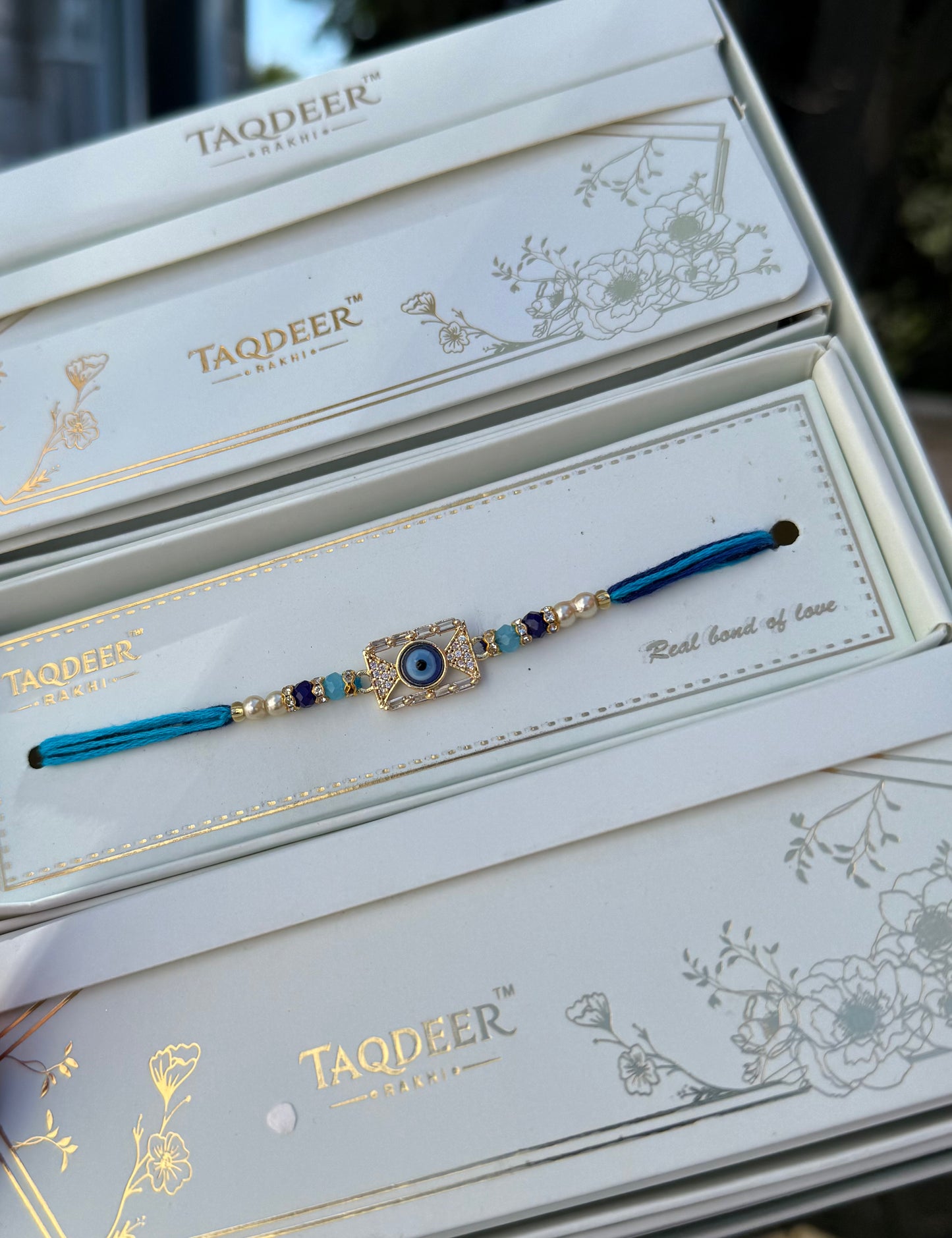 Evil Eye Rakhi – Rectangular