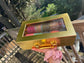 2 Roll Rose Glass Bangles Box