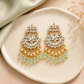 Noor Pachi Kundan Earrings - Mint